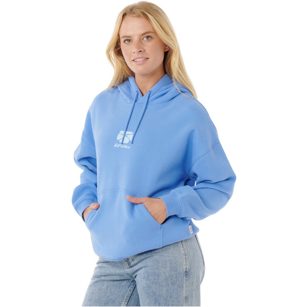 2025 Rip Curl Dame Oceanic Heritage Hættetrøje 09NWFL - Blue
